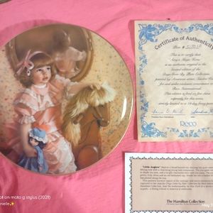 The little angler Hamilton collection plate